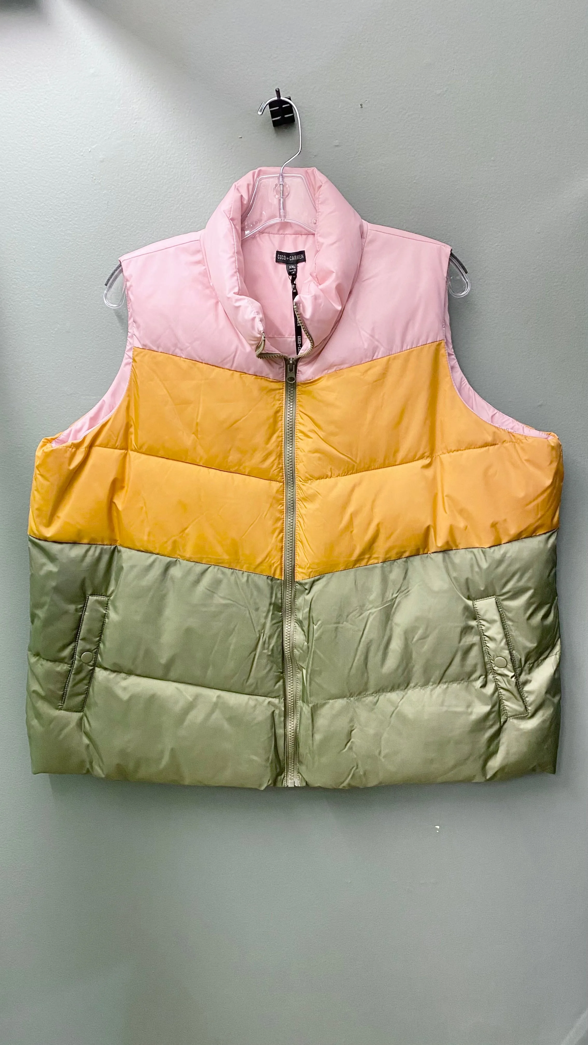 * Clearance - XXL - Coco   Carmen Colorblock Puffer