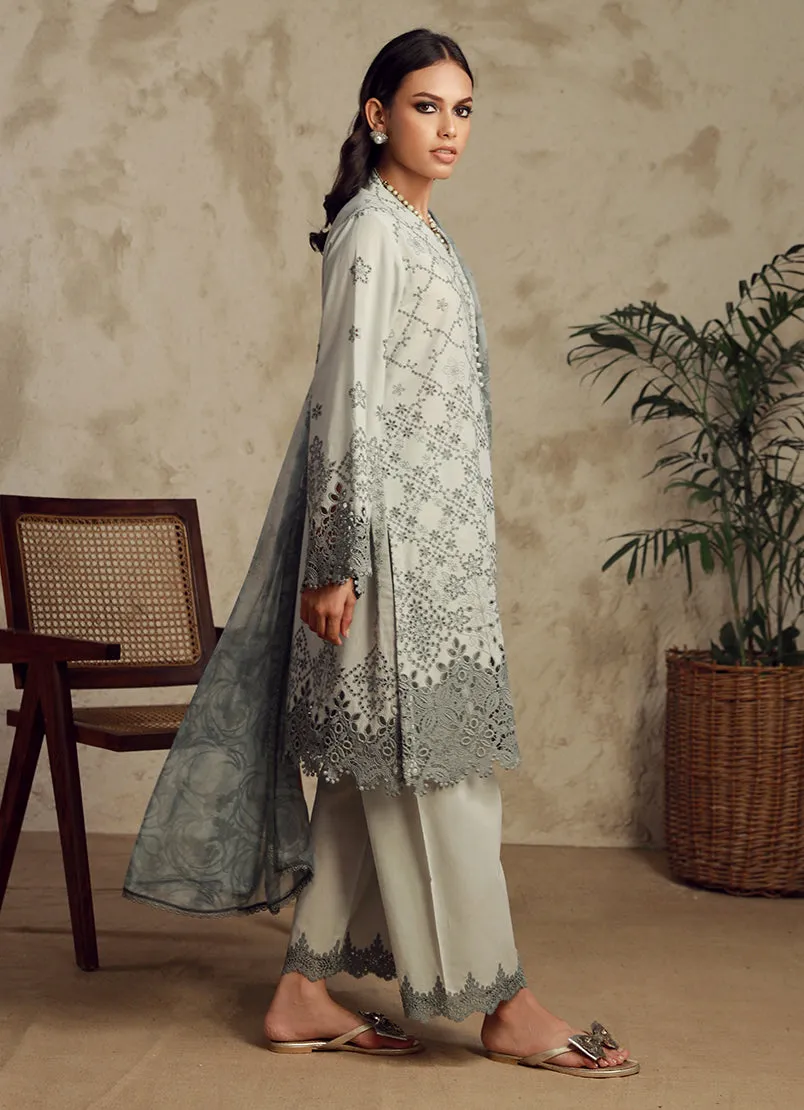 3 PC Embroidered Suit