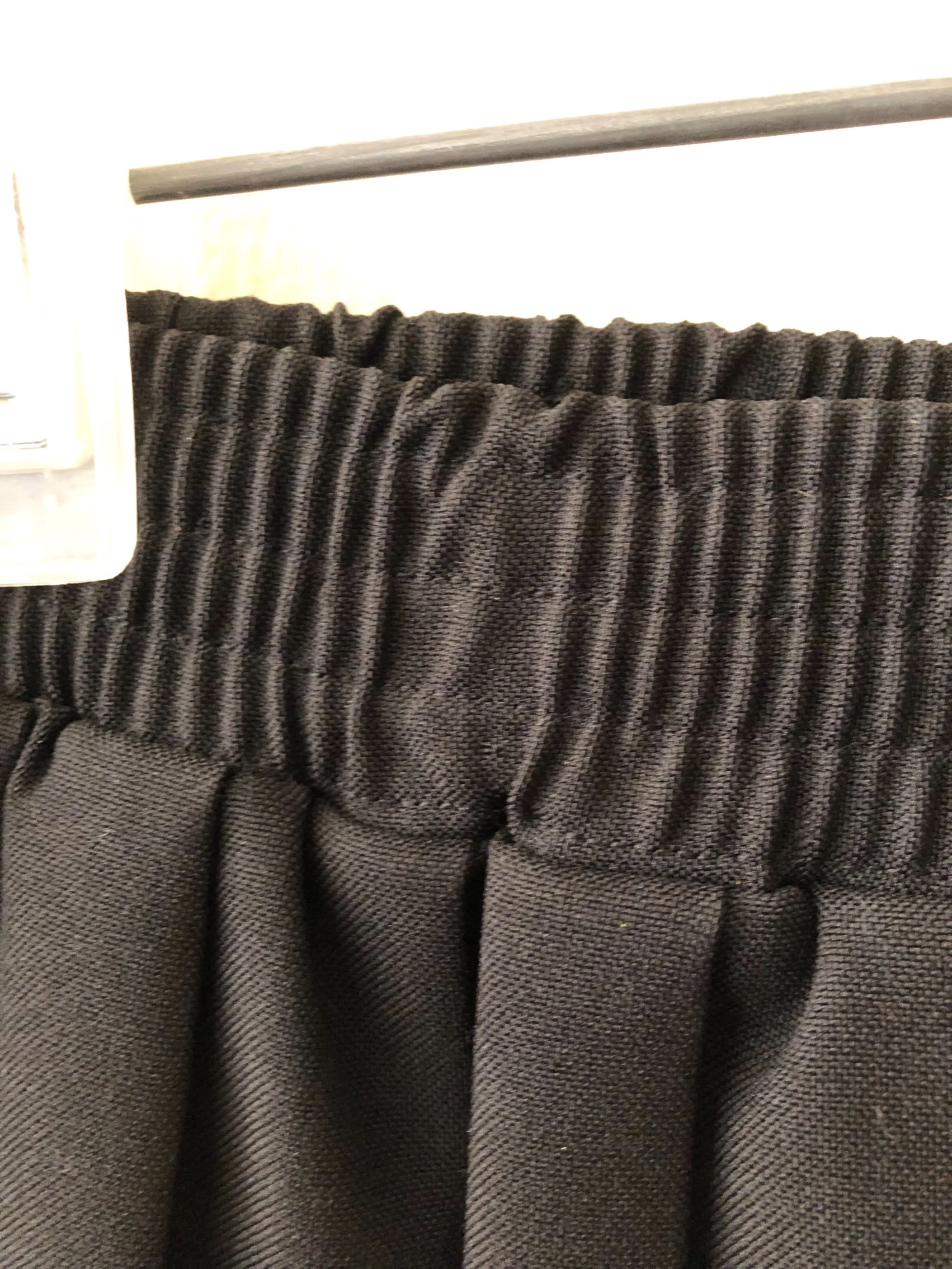 '80s Dark Academia Black Accordion Pleated Midi Skirt by Cricket Lane