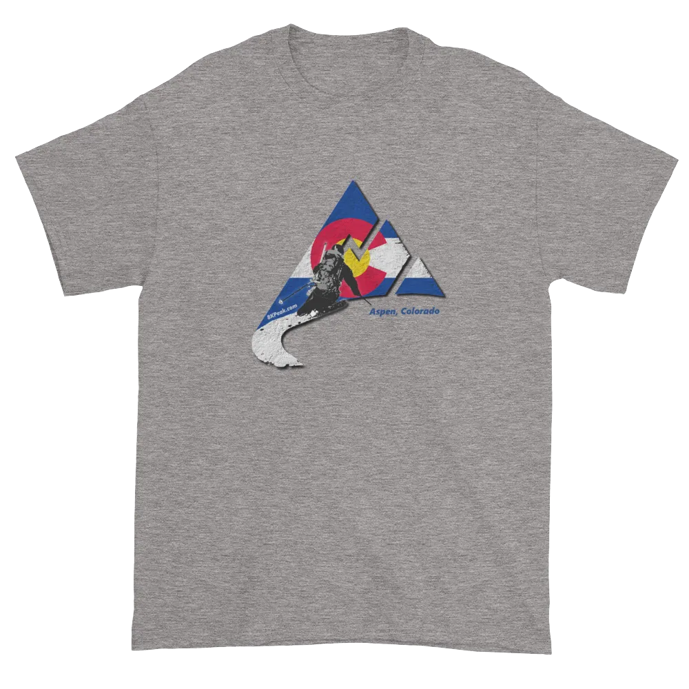 8KPeak Logo Colorado Downhill Skiing T-Shirt