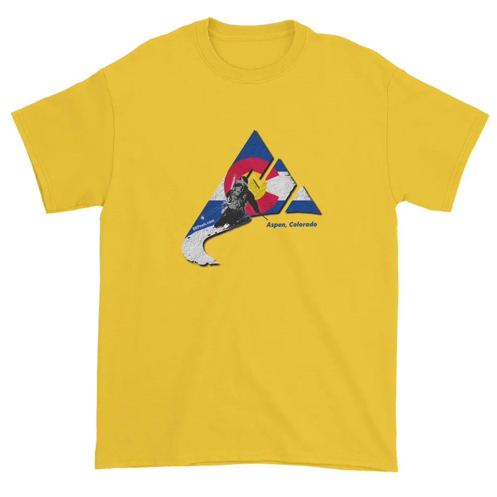 8KPeak Logo Colorado Downhill Skiing T-Shirt
