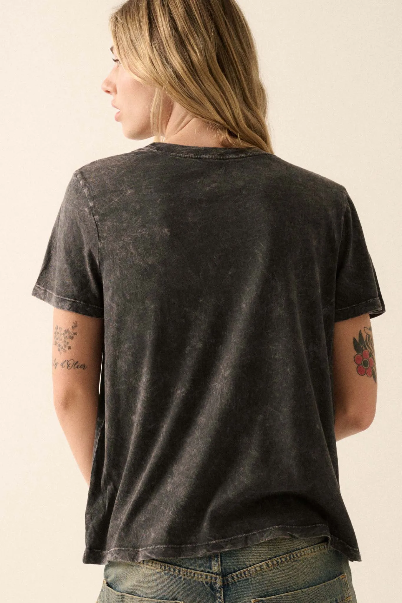 AC/DC Money Talks Vintage-Wash Graphic Tee