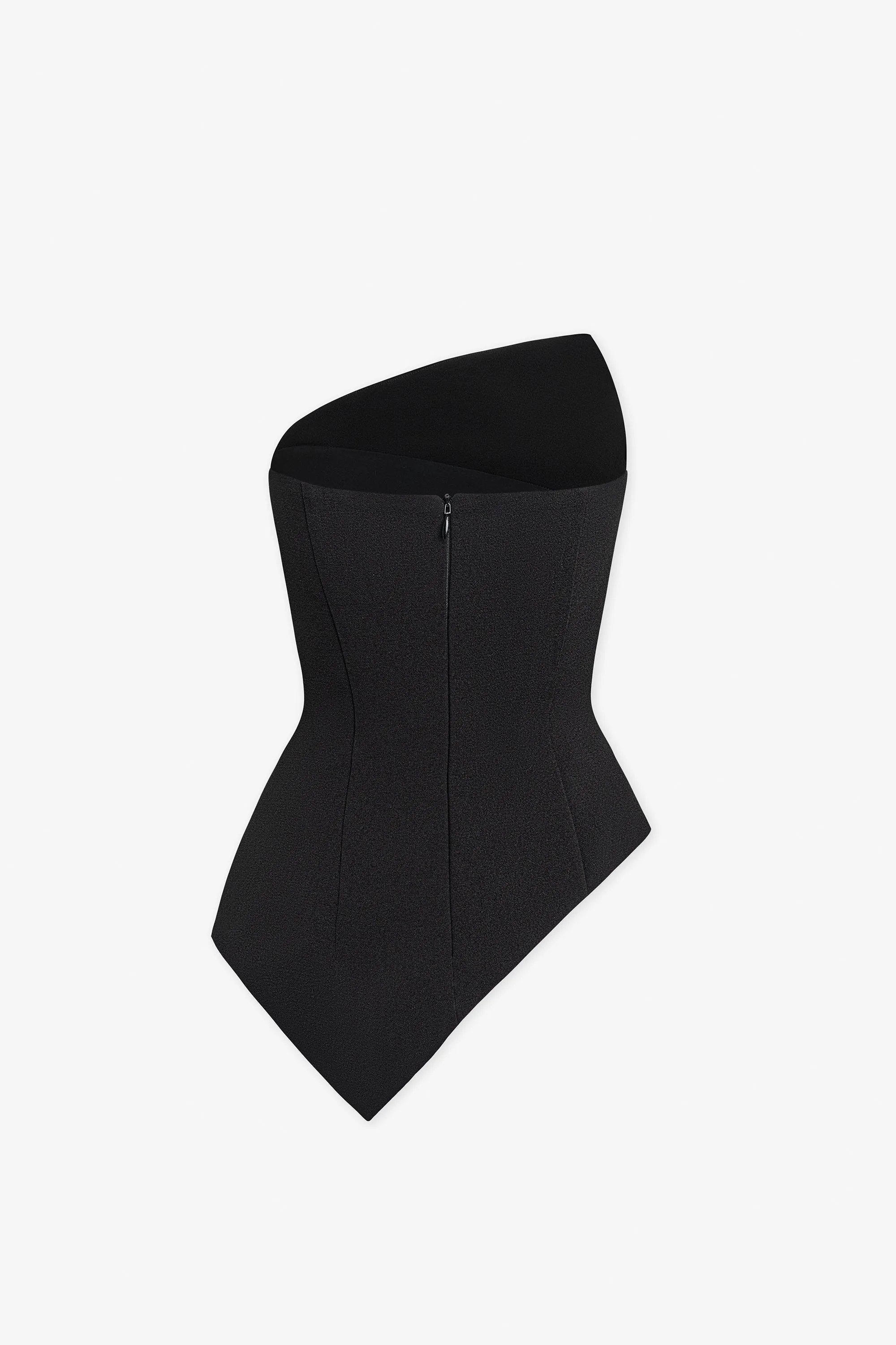 Aceri Asymmetric Strapless Top