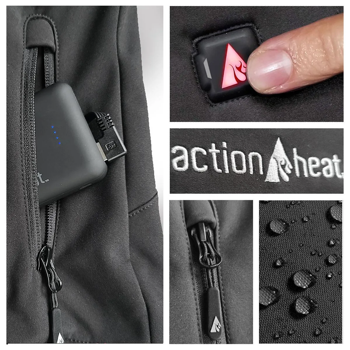 ActionHeat Buffalo Bills 5V Men's Softshell Battery Heated Vest