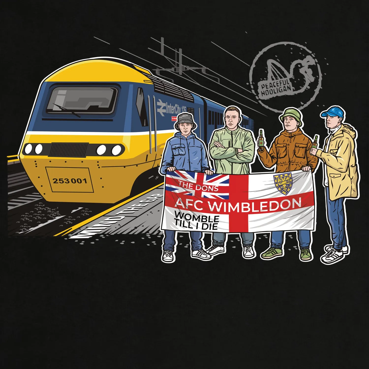 AFC Wimbledon Excursions Hoodie Black