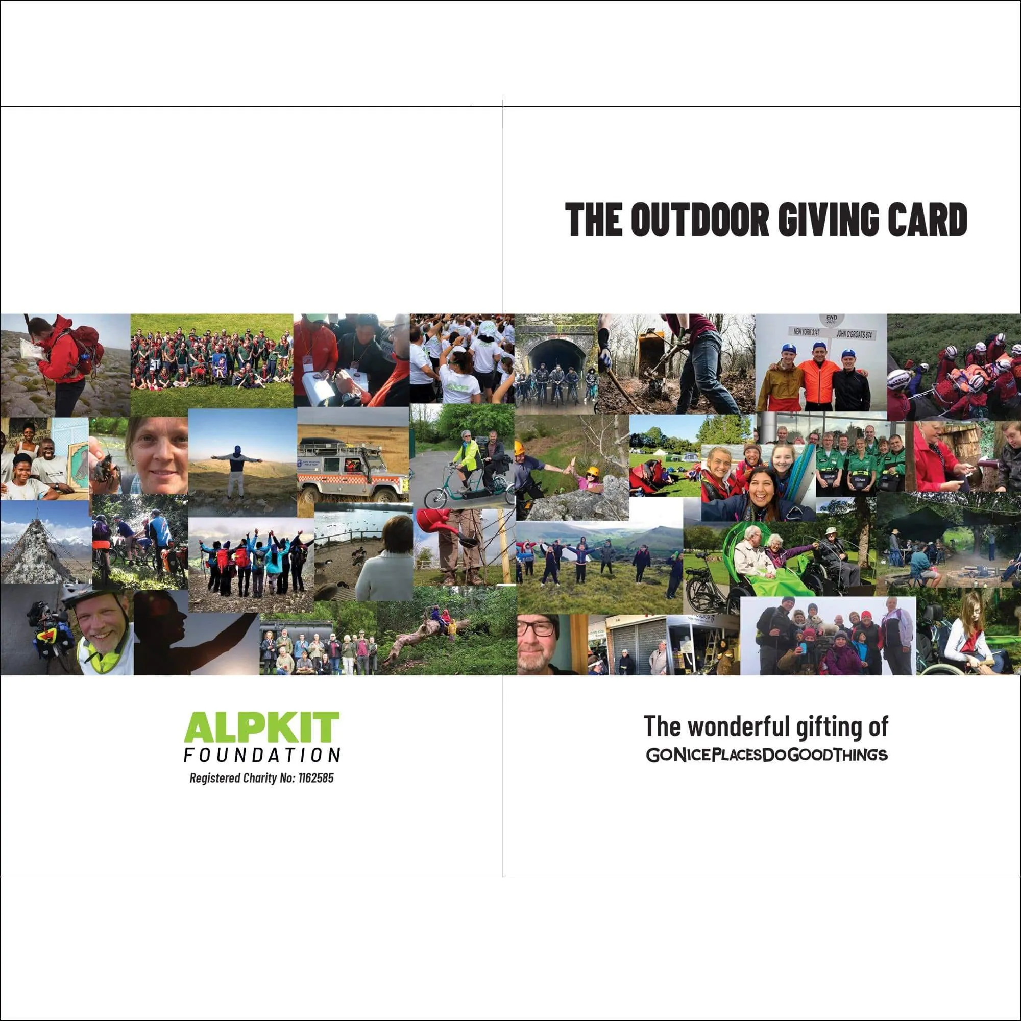 Alpkit Foundation Outdoor Giving Card