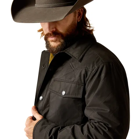 Ariat Men's Black Grizzly Shirt Jacket