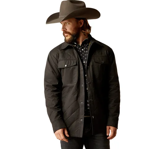 Ariat Men's Black Grizzly Shirt Jacket