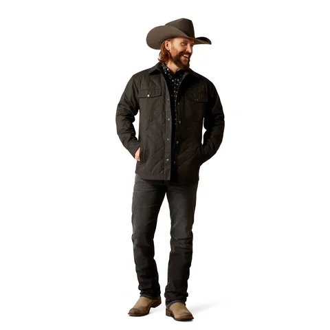Ariat Men's Black Grizzly Shirt Jacket