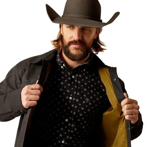 Ariat Men's Black Grizzly Shirt Jacket