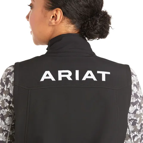 Ariat Women's New Team Black Softshell Vest