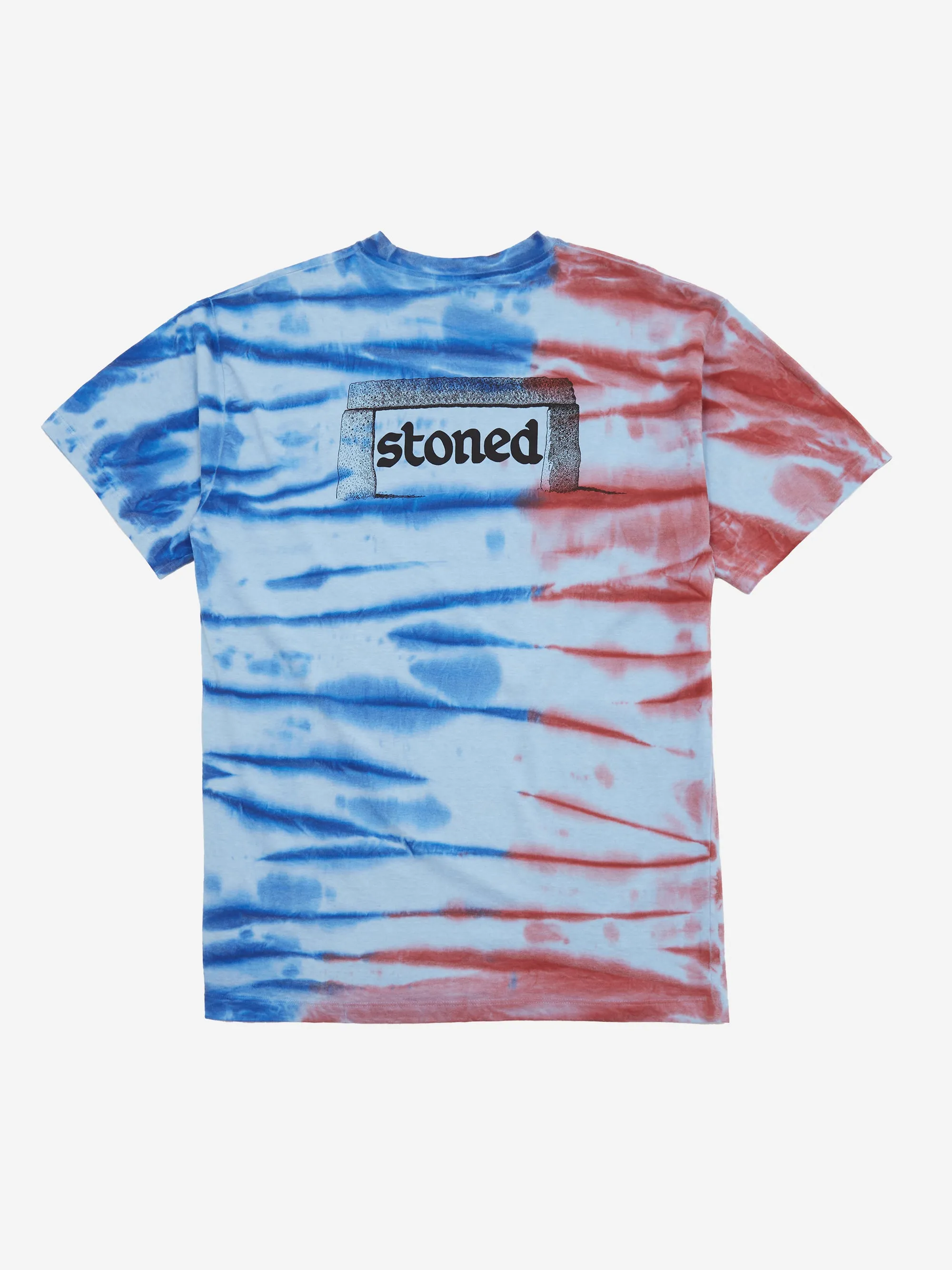 Aries Stoned Temple Tie Dye Short Sleeve T-Shirt - Multi