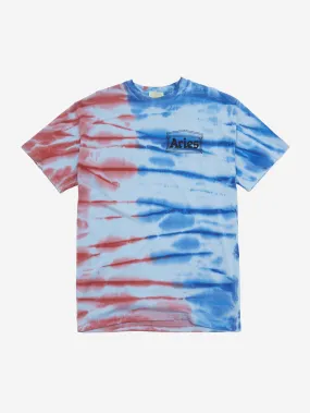Aries Stoned Temple Tie Dye Short Sleeve T-Shirt - Multi