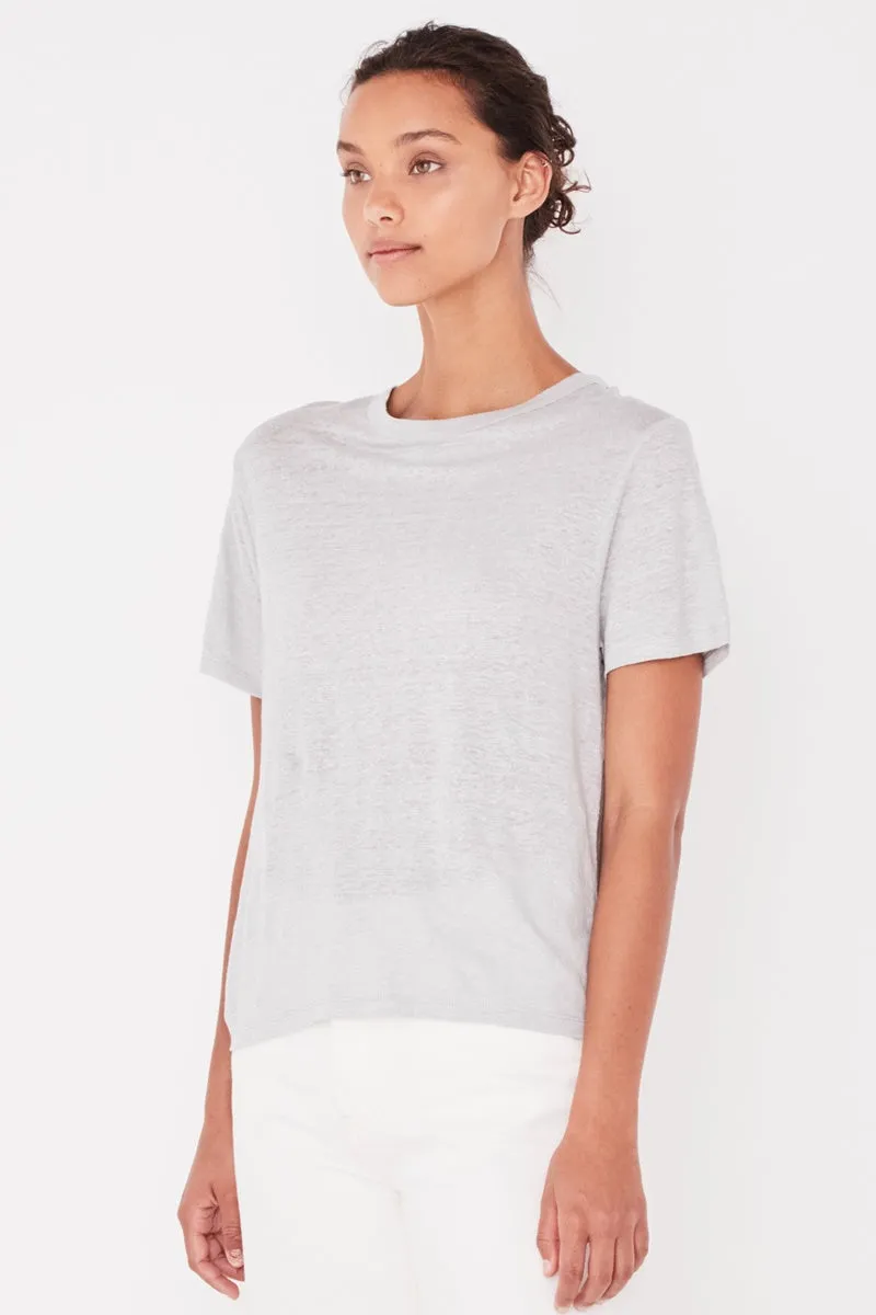 Assembly Label - Linen Tee - Seafoam