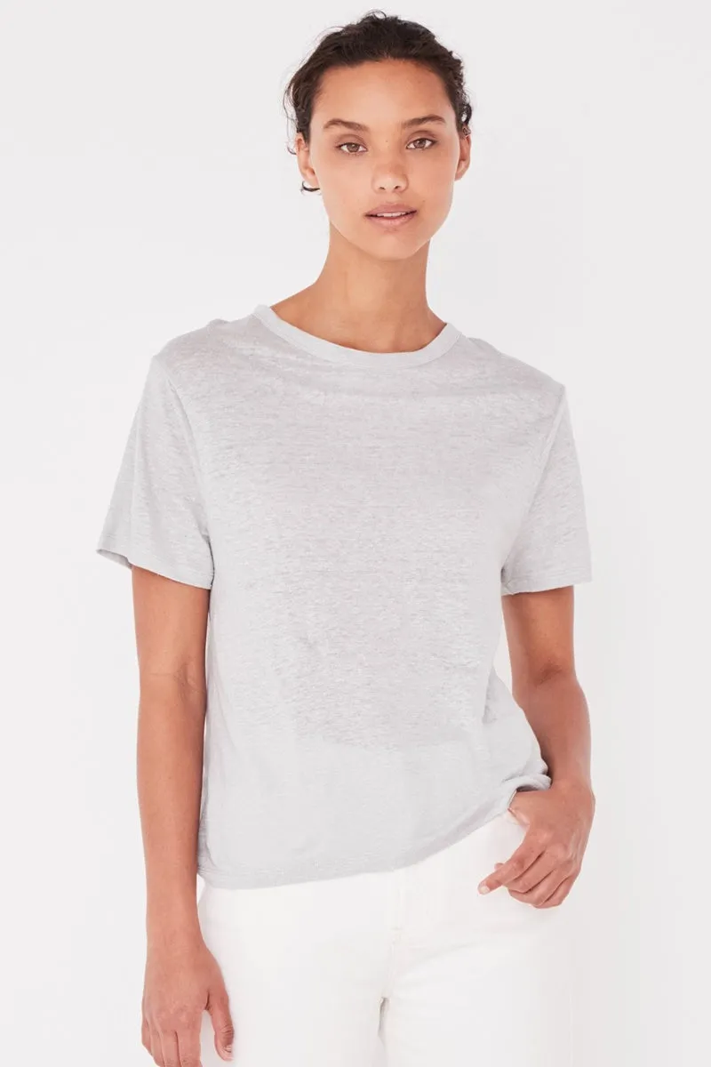 Assembly Label - Linen Tee - Seafoam