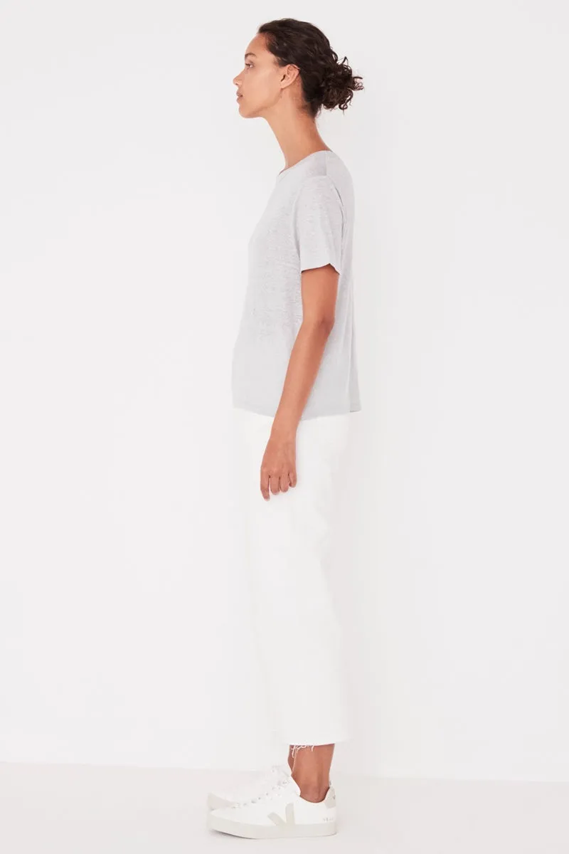 Assembly Label - Linen Tee - Seafoam