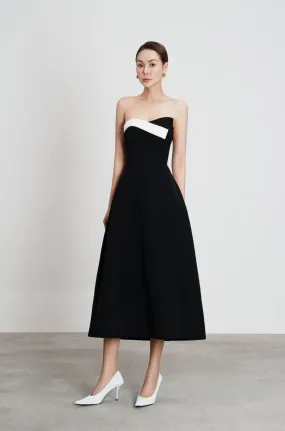 Azul Two-tone Midi Dress
