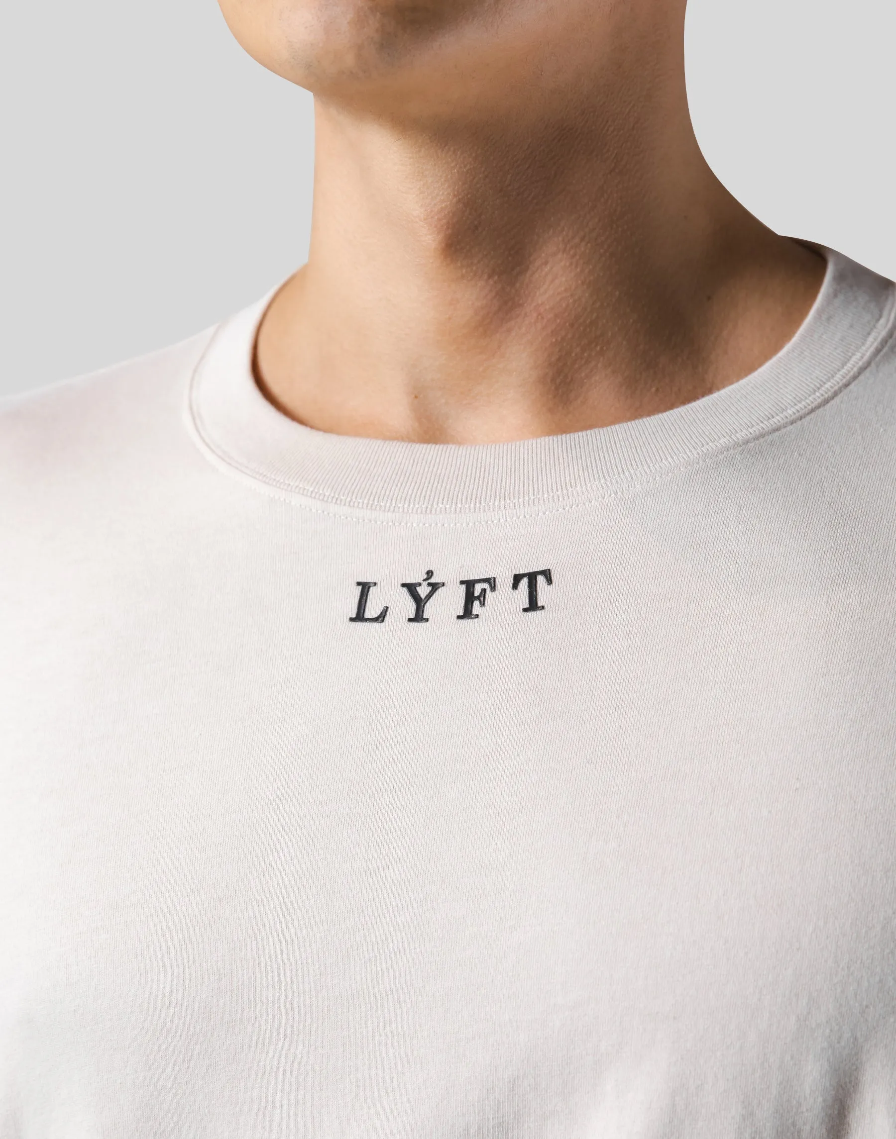 Back Arch Flag Long T-Shirt - Ivory