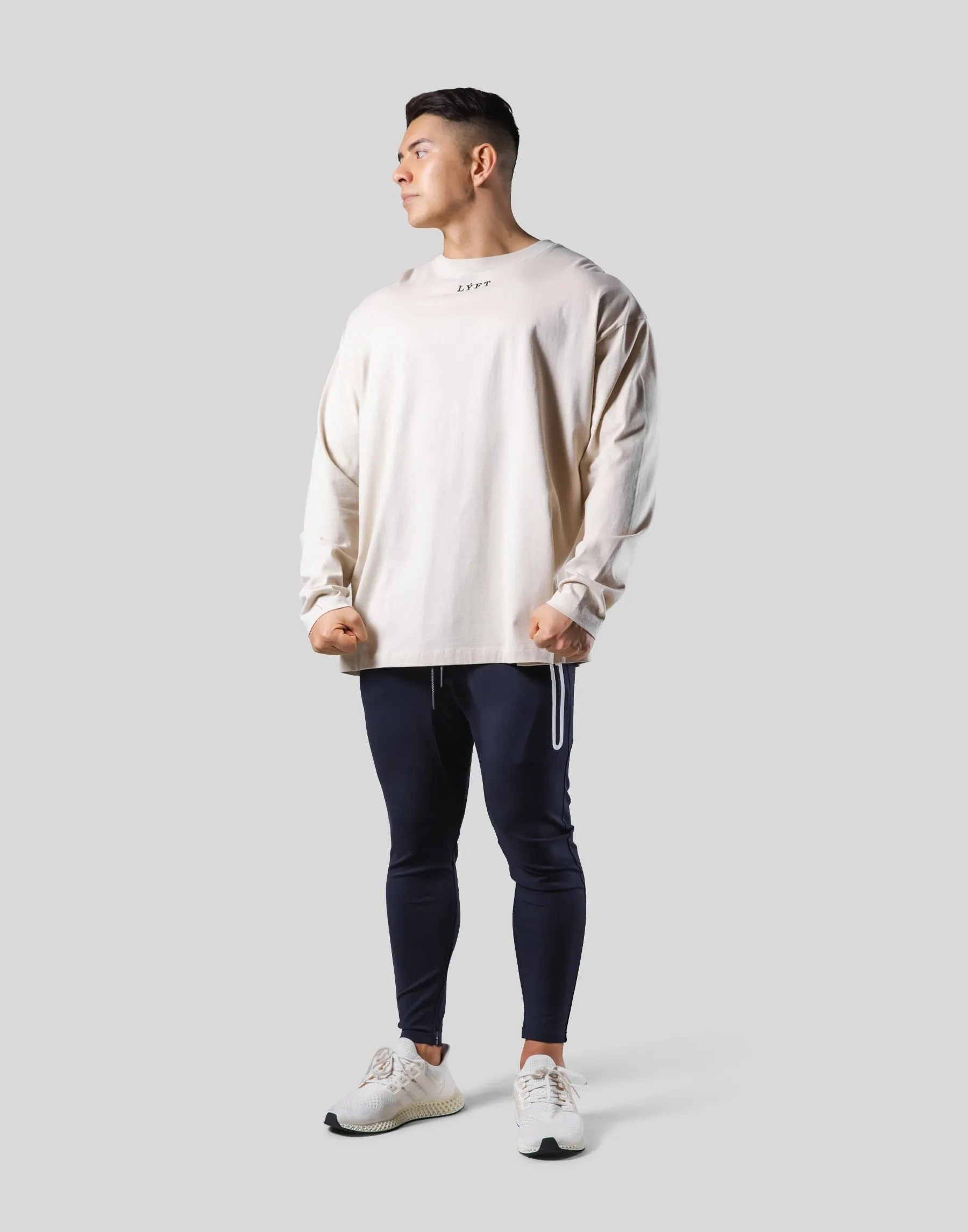 Back Arch Flag Long T-Shirt - Ivory
