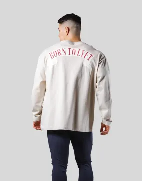 Back Arch Flag Long T-Shirt - Ivory