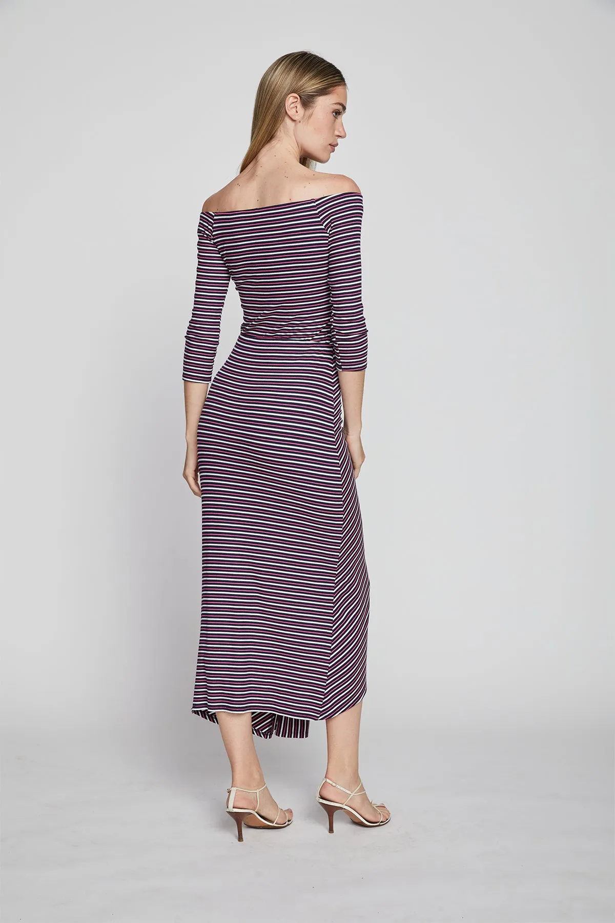 Bailey 44 Chrissie Stripe Skirt in Deep Sea Stripe