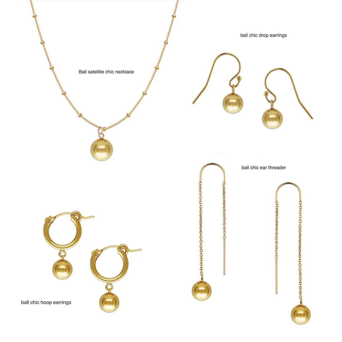 Ball Chic Ear Threader