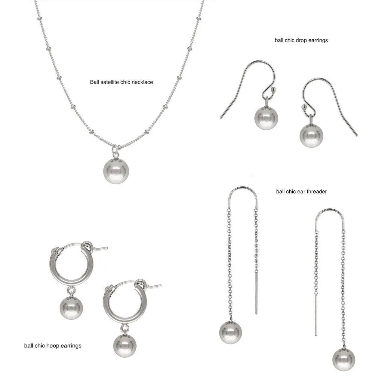 Ball Chic Ear Threader