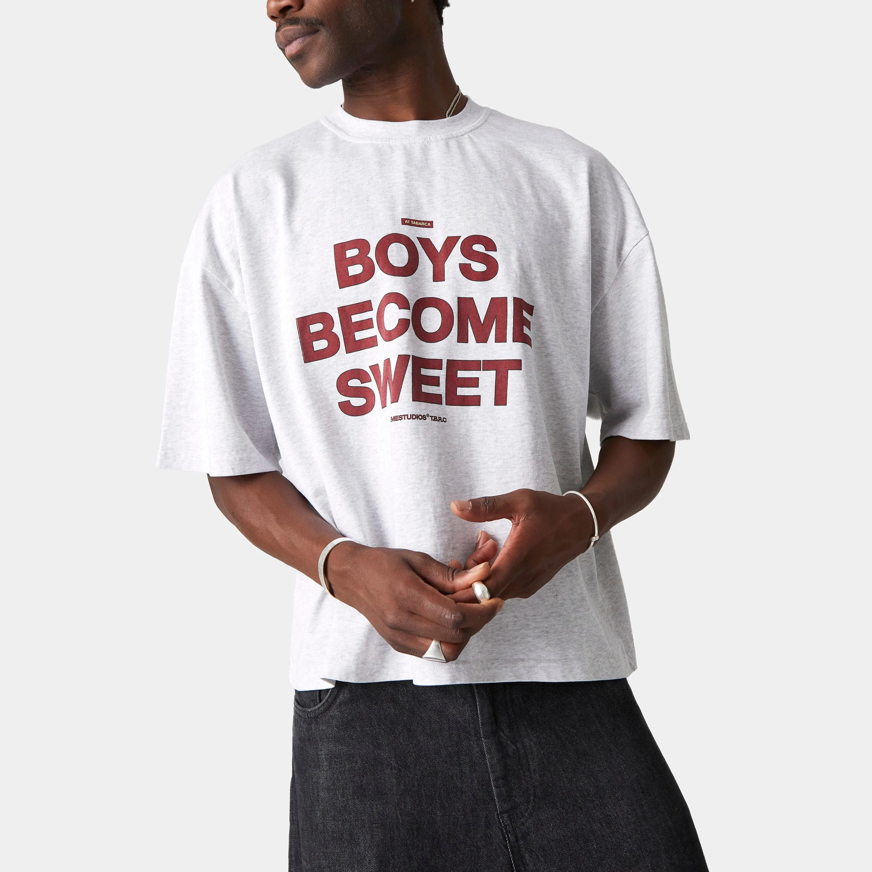 BBS Heather Grey Oversized Tee