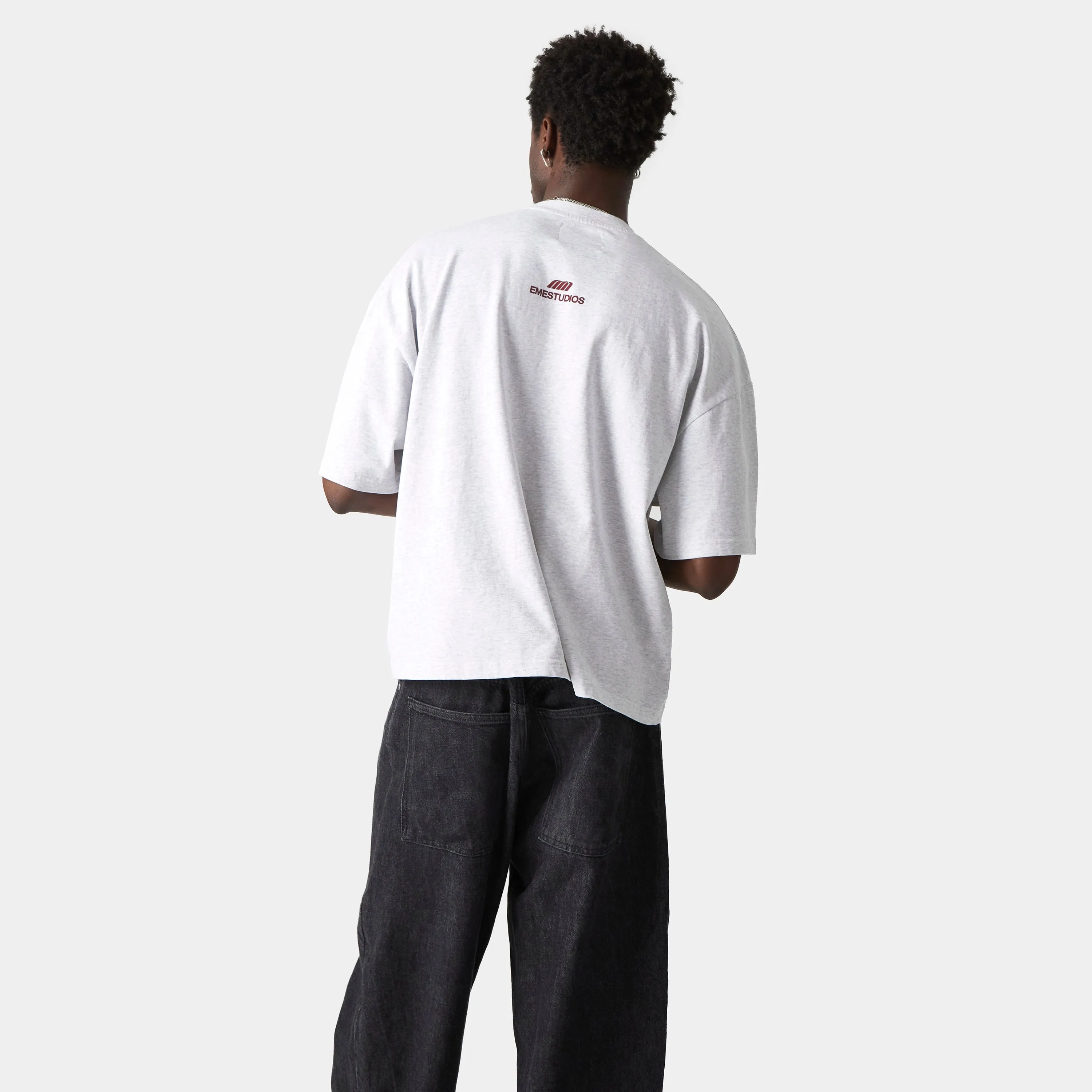 BBS Heather Grey Oversized Tee