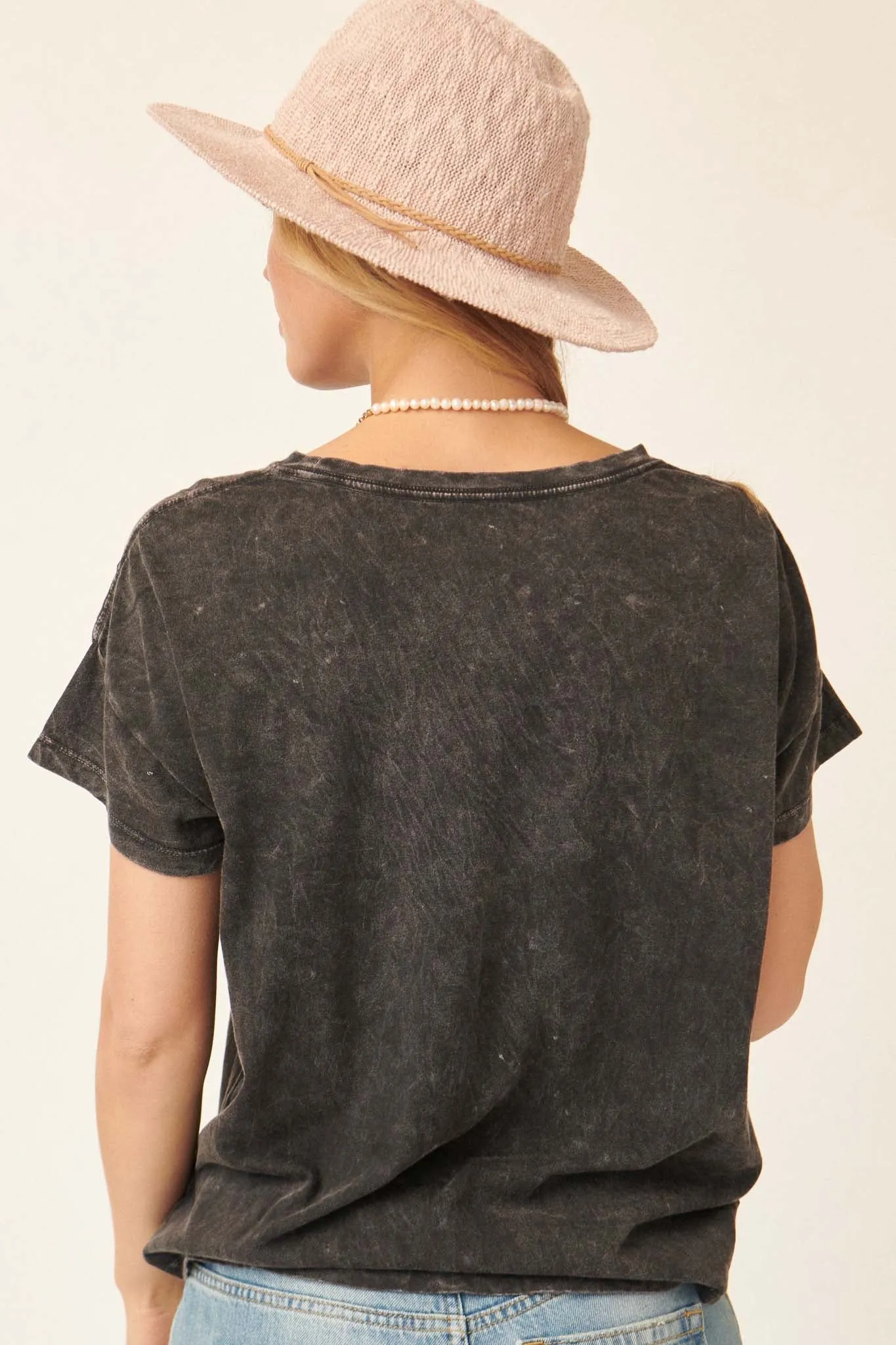 Be Kind Butterfly Vintage-Wash Graphic Tee