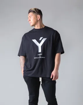 Big Y Logo Big T-Sirt "Wide Body" - Black