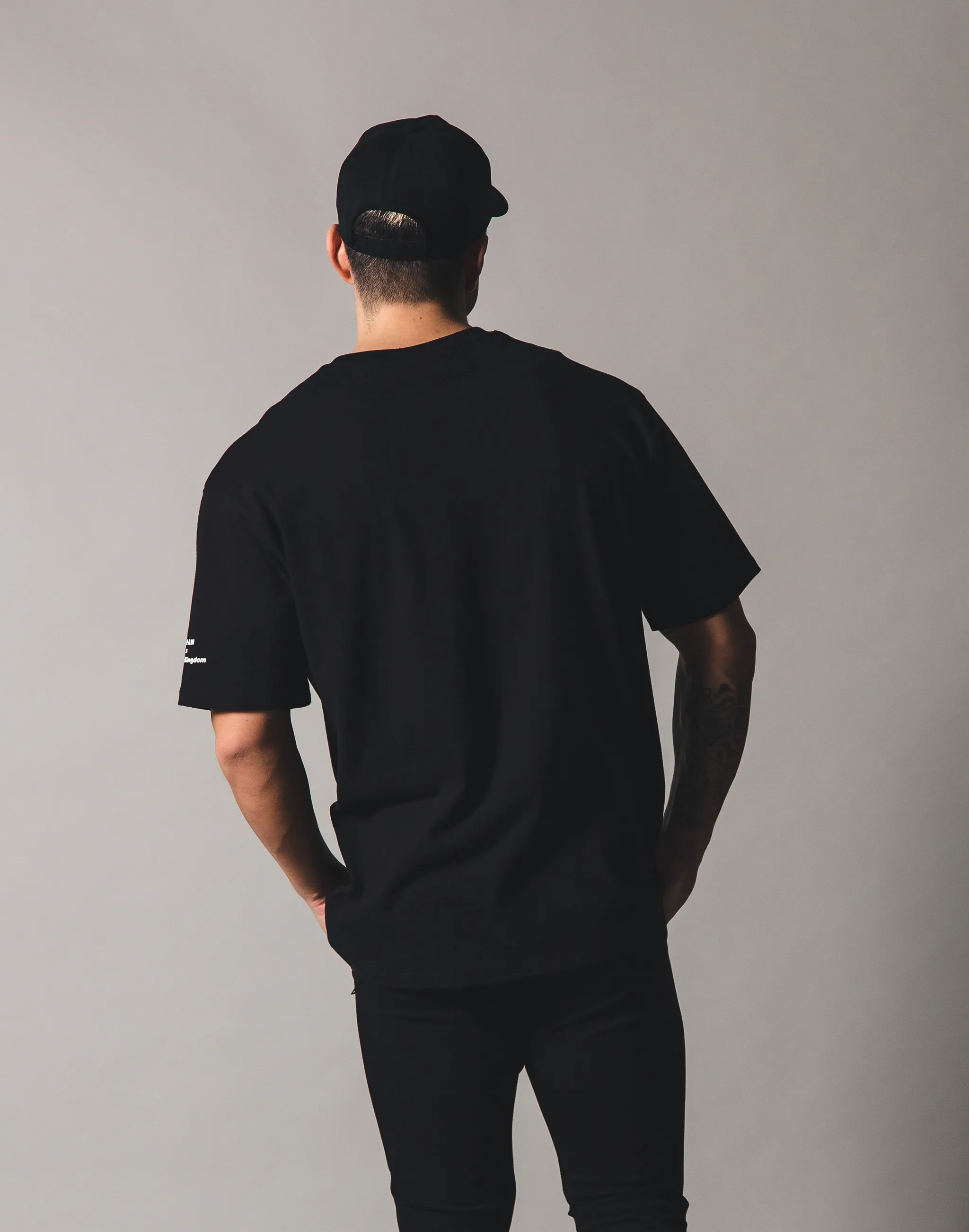 BORN TO LÝFT Big T-Shirt - Black