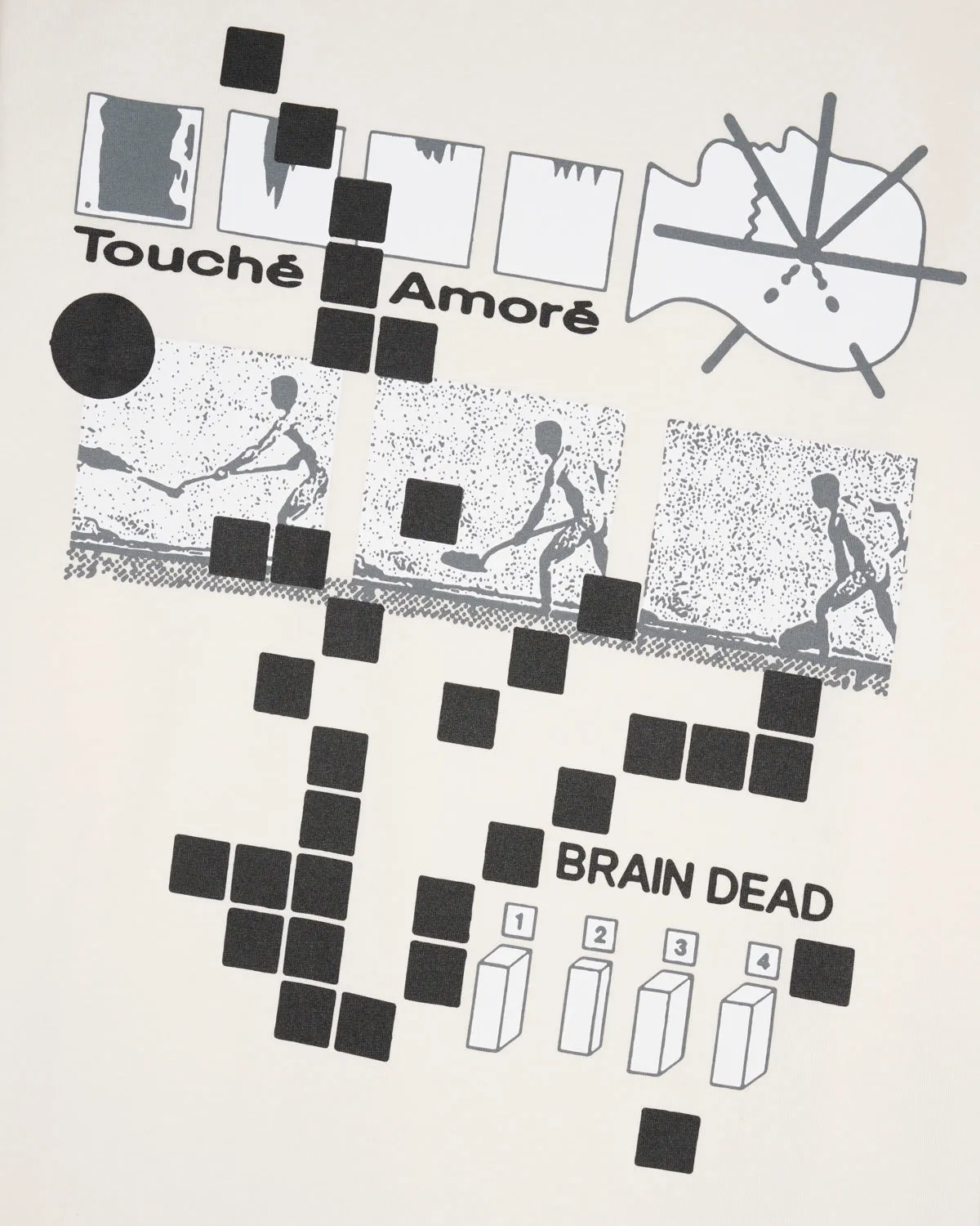 Brain Dead x Touché Amoré T-shirt - Natural