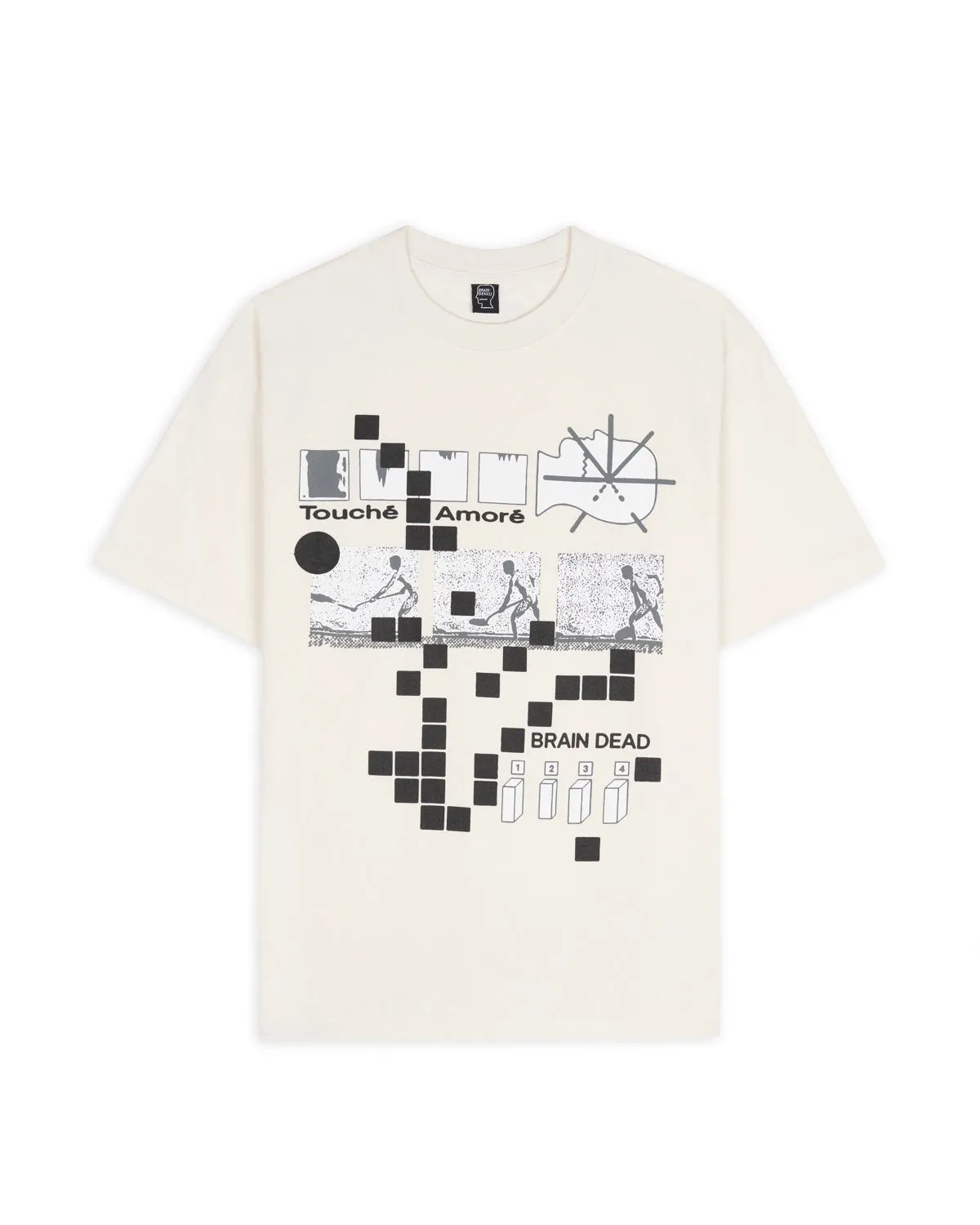 Brain Dead x Touché Amoré T-shirt - Natural
