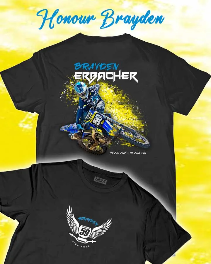 Brayden Tee – Support the Erbacher Family with Every Purchase!