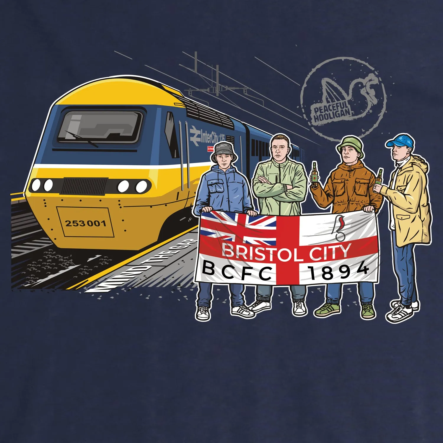 Bristol City Excursions Hoodie Navy