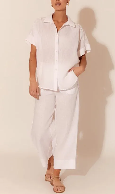 Bryony linen s/s blouse