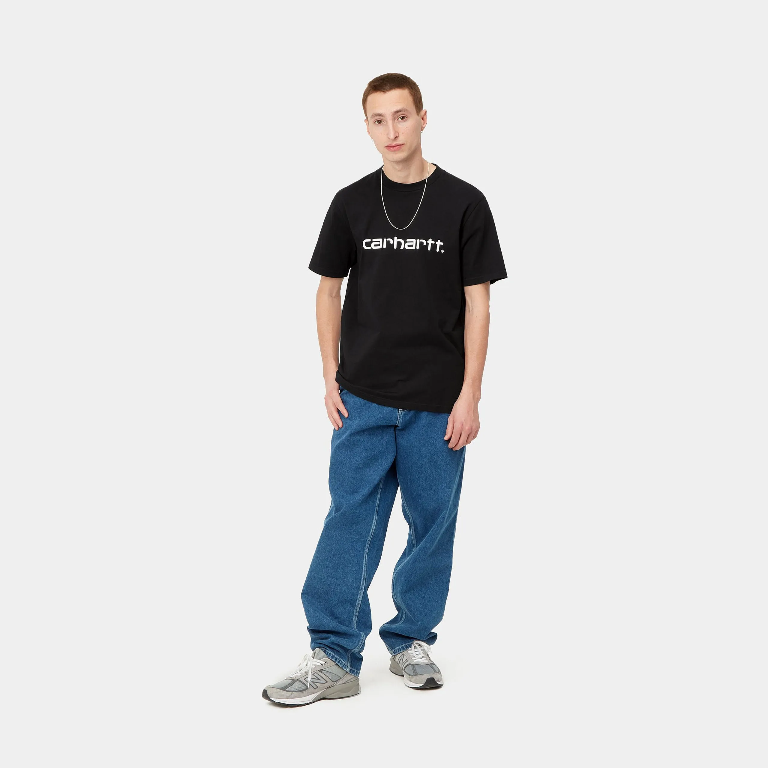 Carhartt SS script T-shirt black
