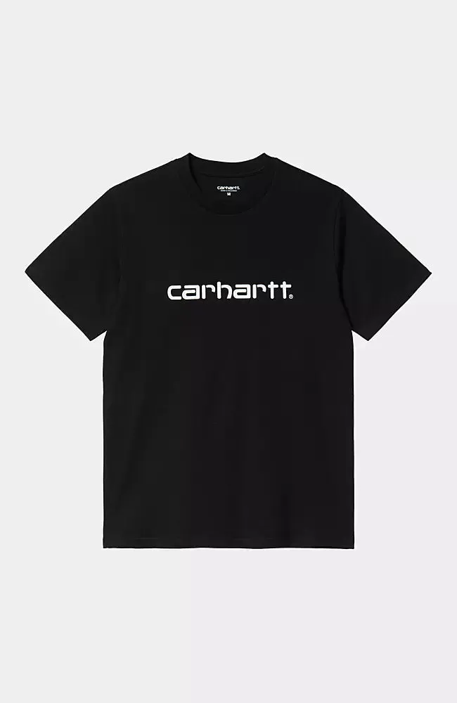Carhartt SS script T-shirt black
