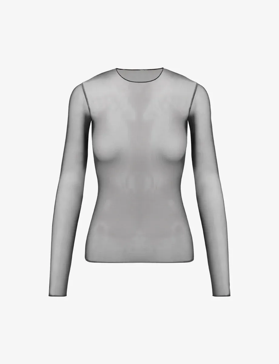 Chic Mesh Long Sleeve