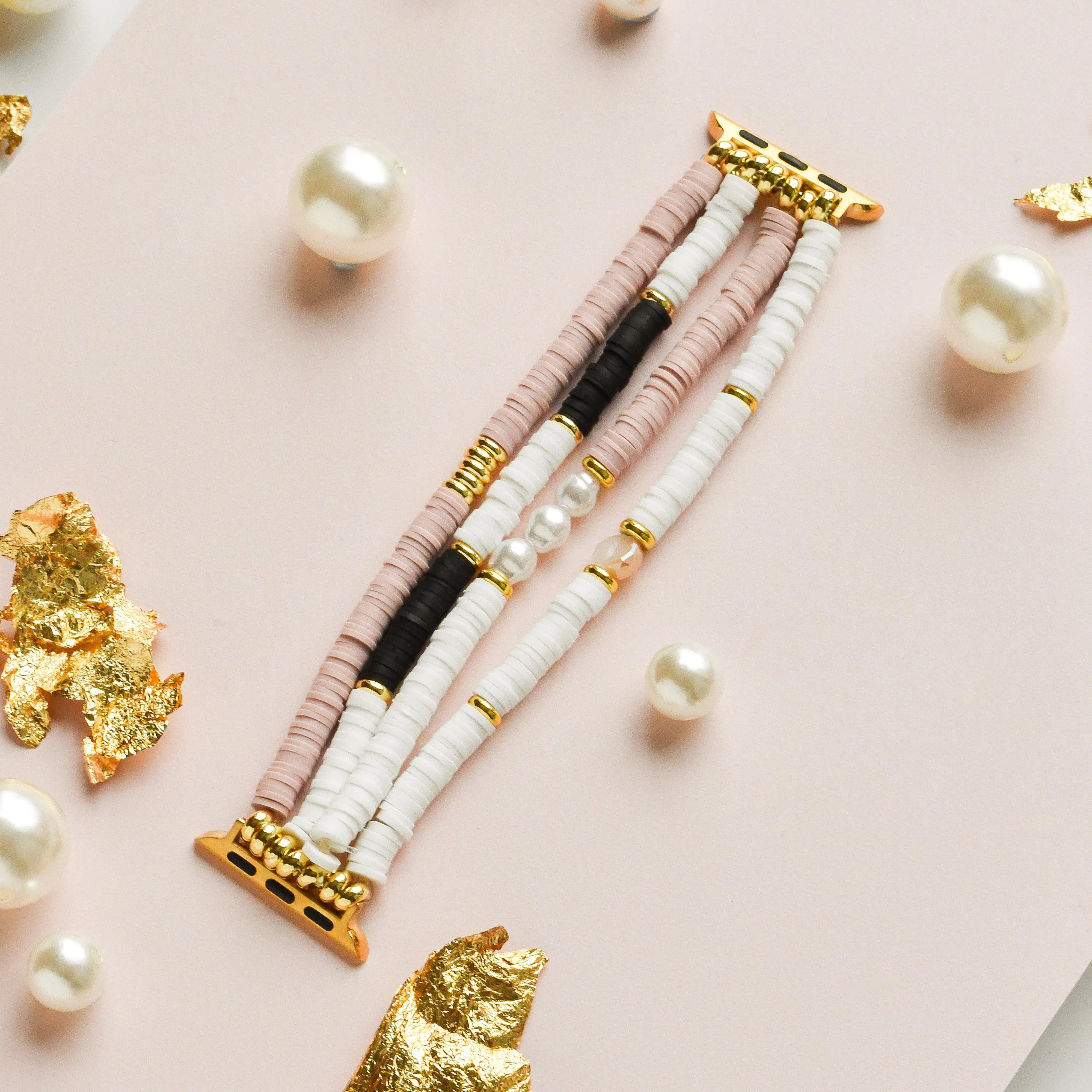 Chic Vibes Beaded Apple Watch Strap