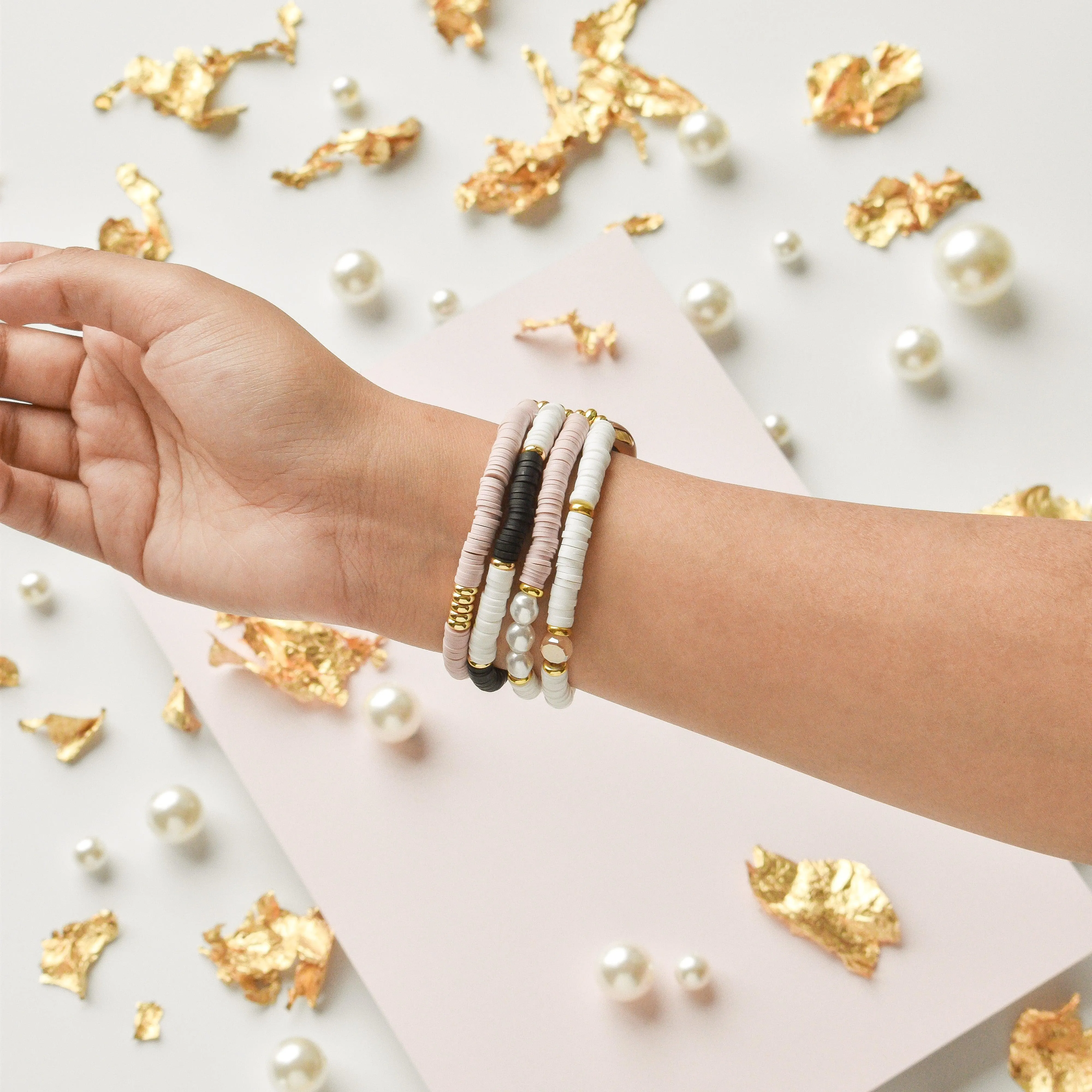 Chic Vibes Beaded Apple Watch Strap