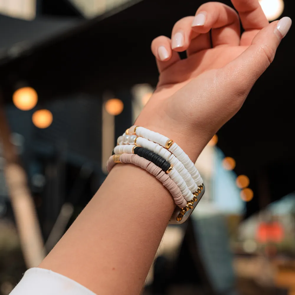 Chic Vibes Beaded Apple Watch Strap