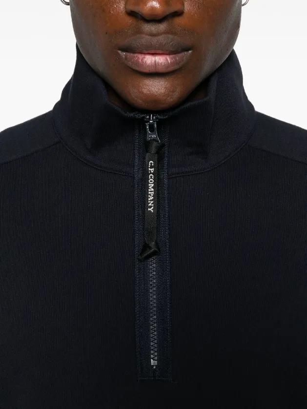 C.P. Company Diagonal Fleece Half Zipped Sweatshirt