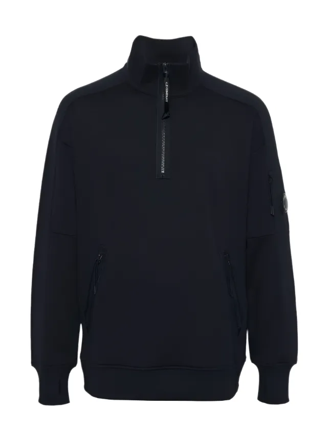 C.P. Company Diagonal Fleece Half Zipped Sweatshirt