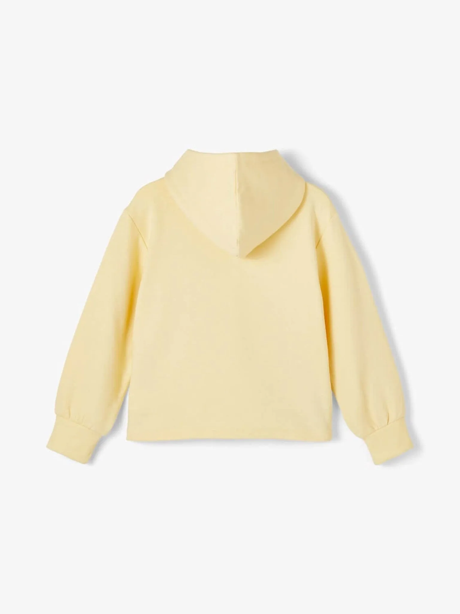 Cropped hættetrøje - Gul