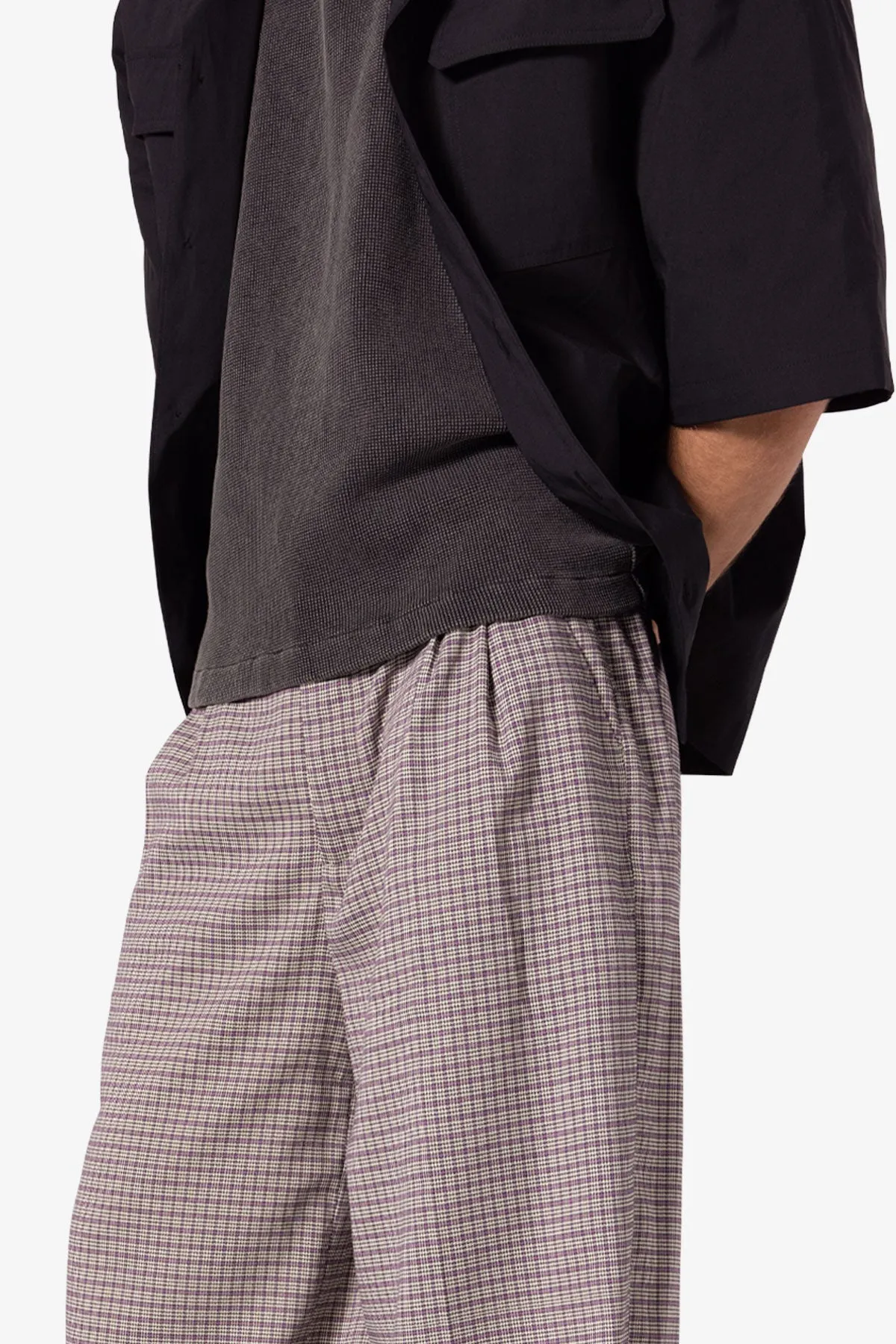 Cropped S/S Shirt - Black