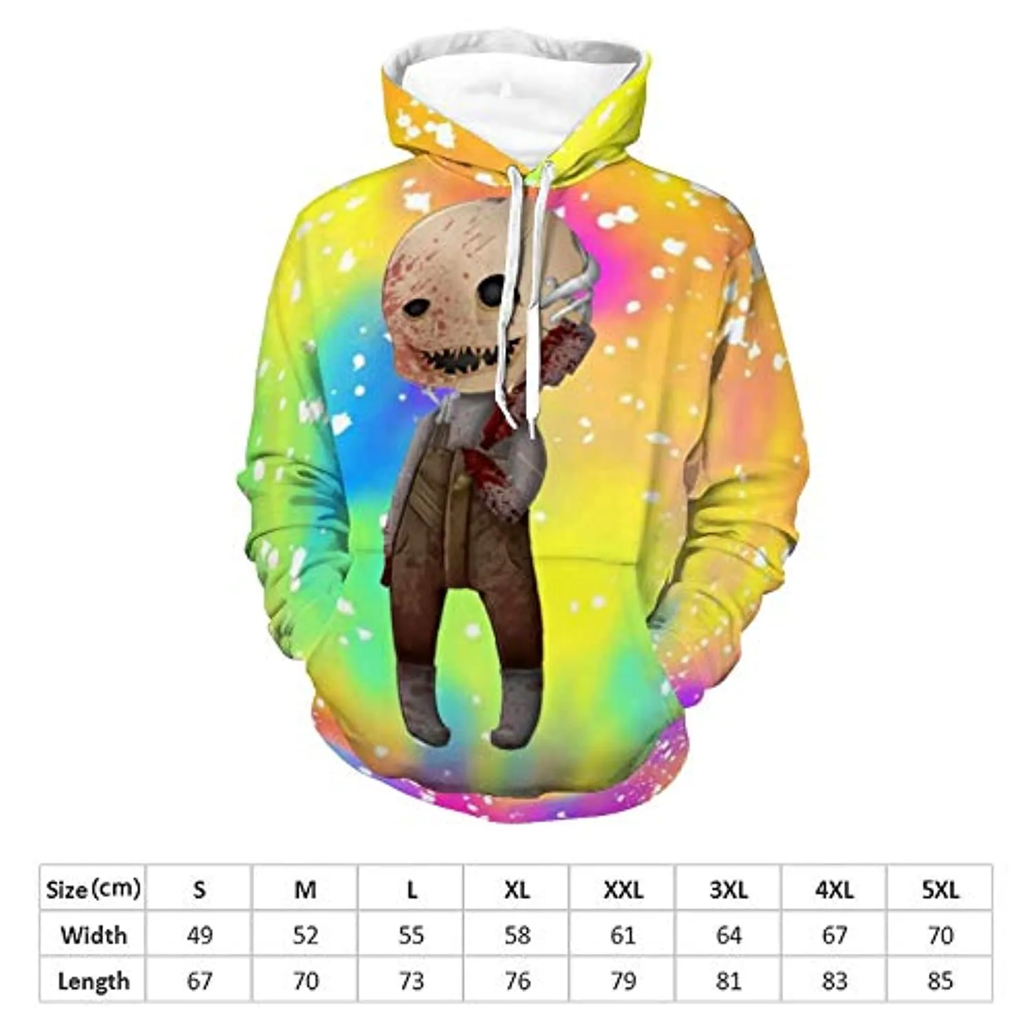 Dead by Daylight Hoodie - Funny Yellow 3D Print Adults Pullover Hoodie