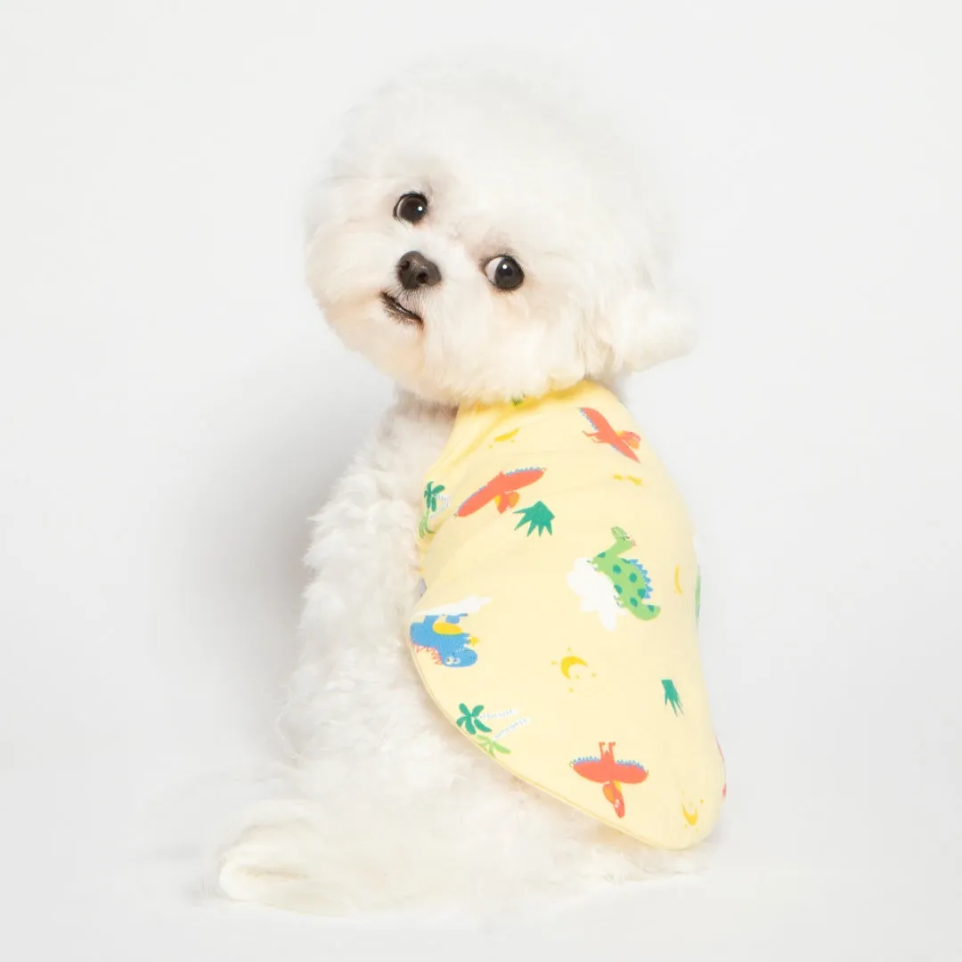 Dino World Tank Top - Yellow