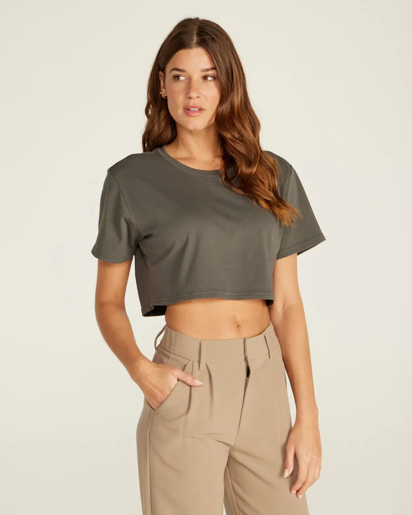 Drift Relaxed Cropped Crew